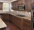Solid-Wood White Kitchen Cabinets