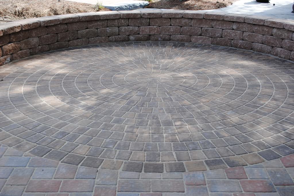 Image of: Stone Patio Fire Pit Ideas