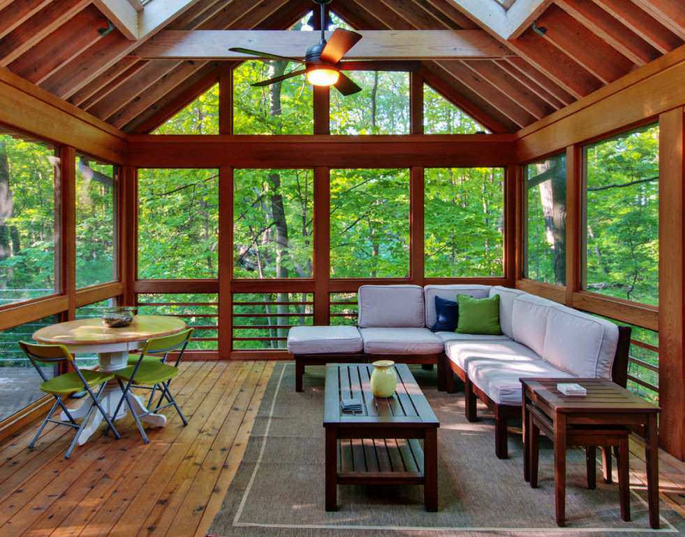 Image of: Sunroom Architectural Plans