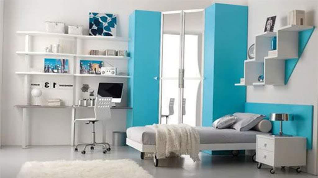 Image of: Teenage Girl Bedroom Ideas Blue
