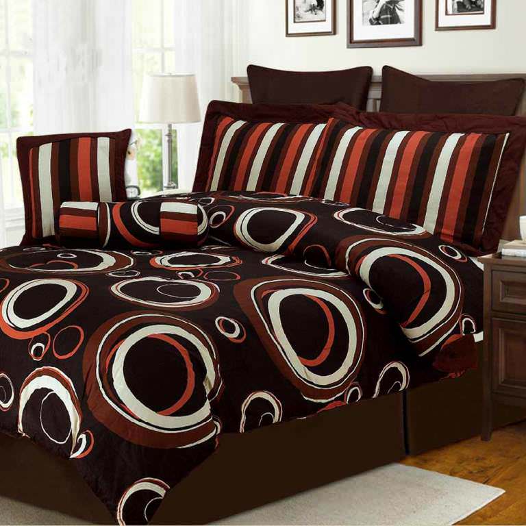 Image of: Twin Bed Comforter Sets With Curtains