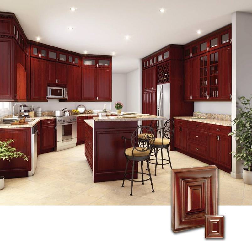 Image of: Unassembled Kitchen Cabinets