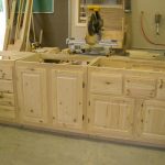 Unfinished Knotty Pine Kitchen Cabinets
