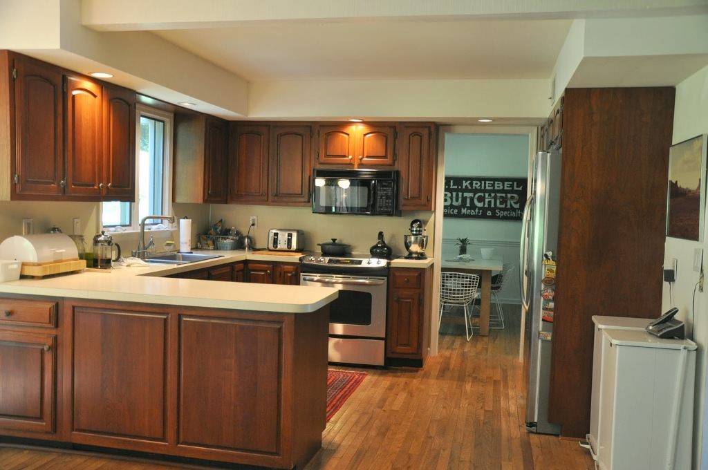 Image of: Unfinished Solid Wood Kitchen Cabinets