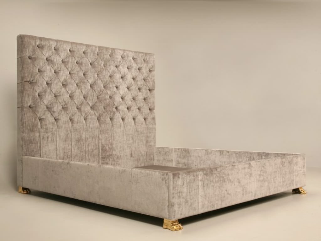 Image of: Upholstered Cal King Bed Frame