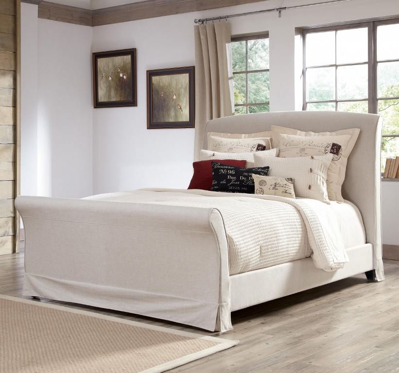 Image of: Upholstered Eastern King Bed