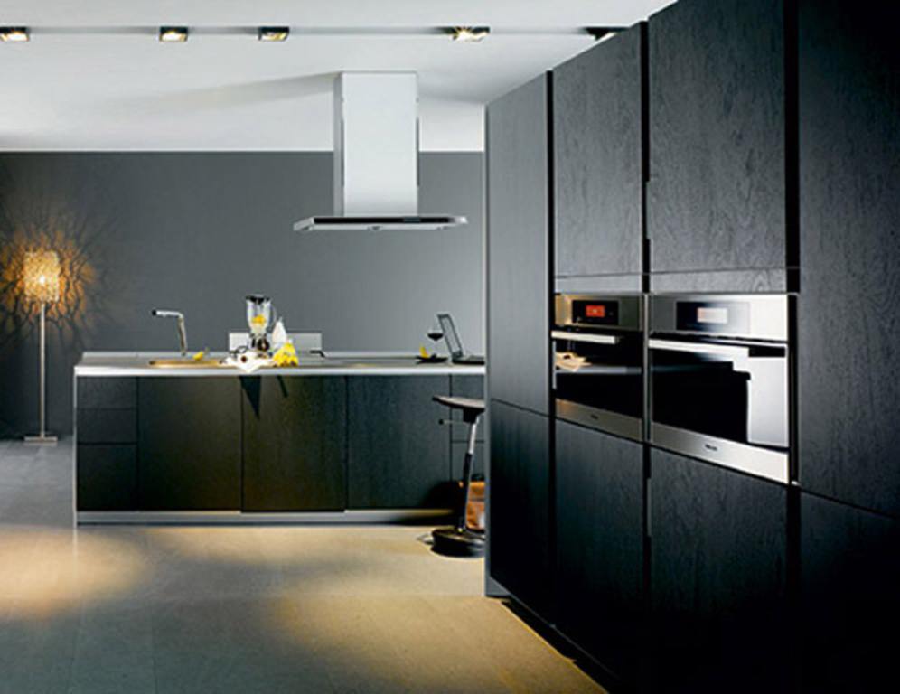 Image of: Used Black Kitchen Cabinets