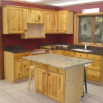 Used Knotty Pine Kitchen Cabinet