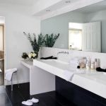 White Modern Bathroom Vanity