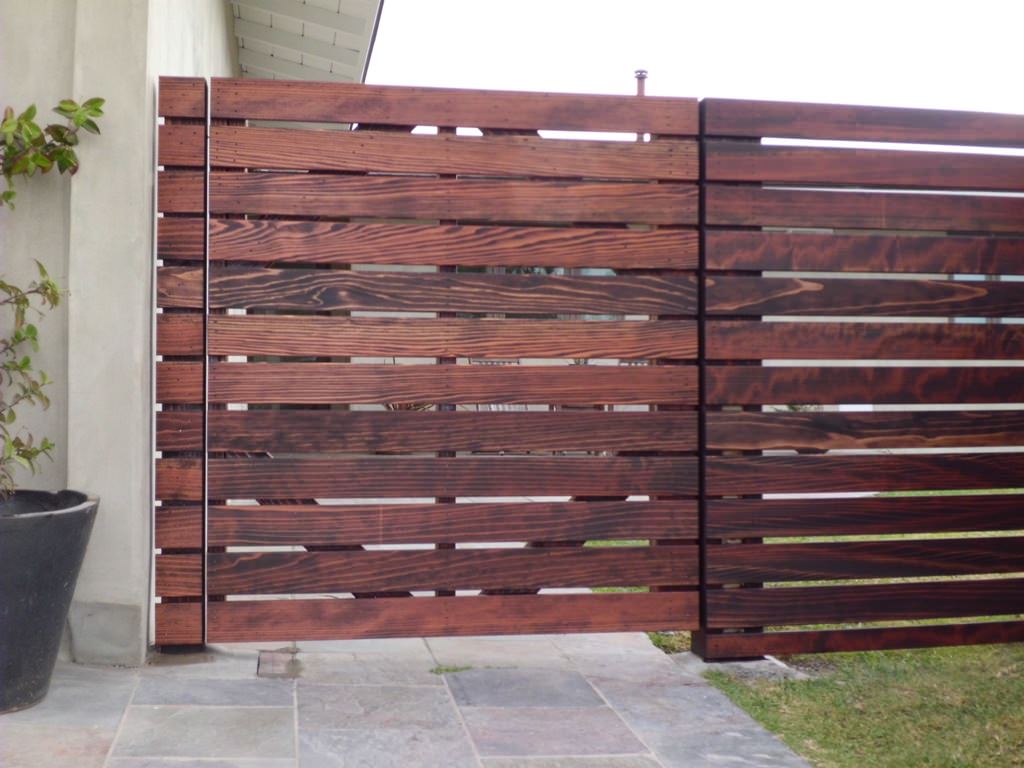 Image of: Wood Fence Plans