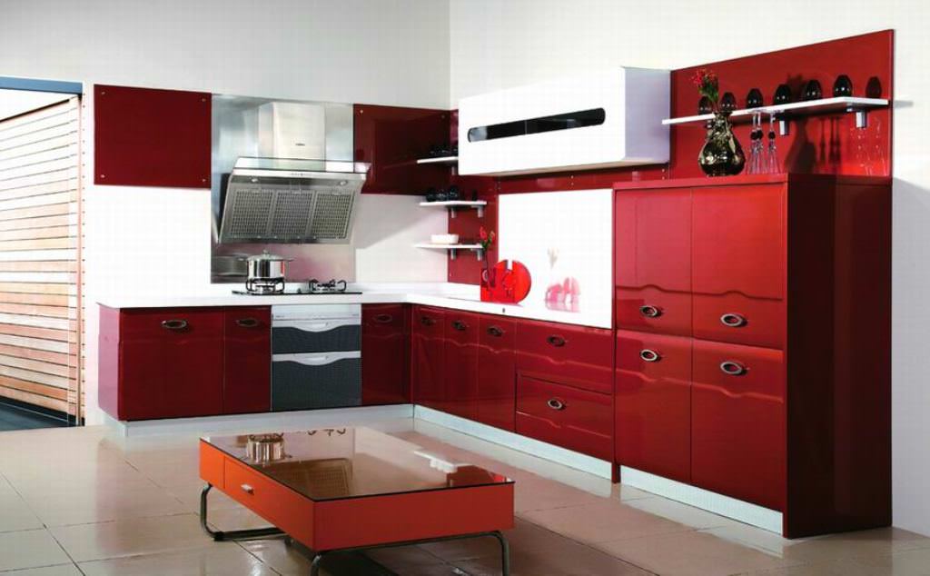 Image of: Wood Laminate Kitchen Cabinets