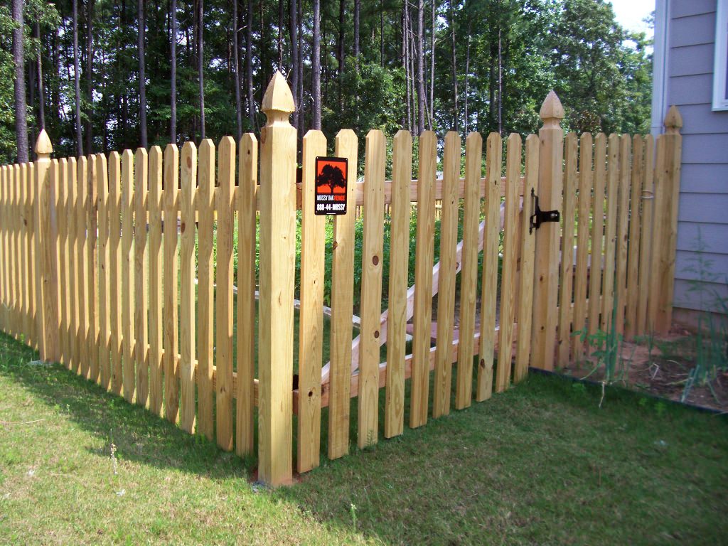 Image of: Wood Privacy Fence Pictures