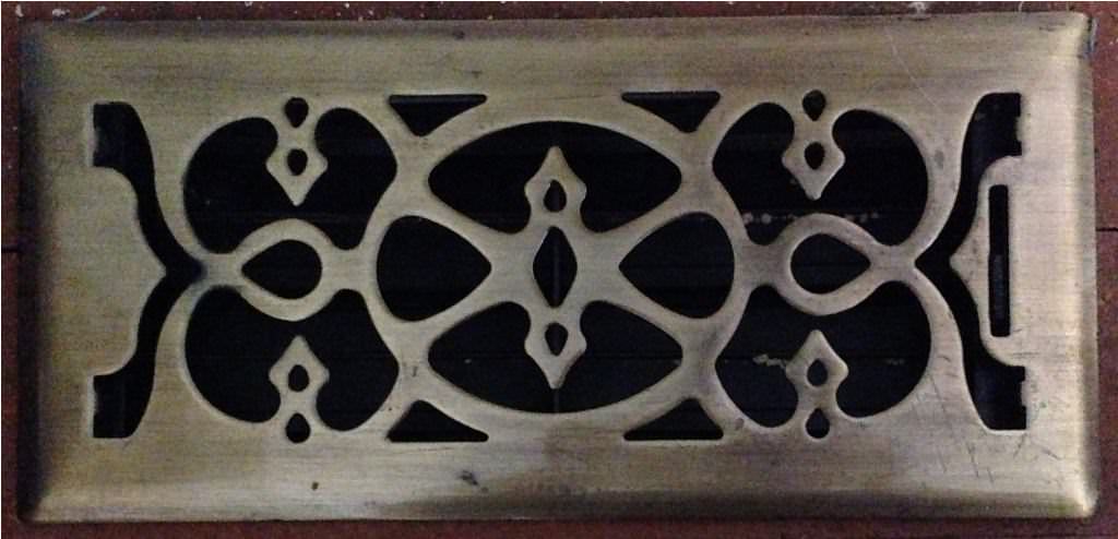 Image of: Wrought Iron Decorative Wall Vent Covers Design