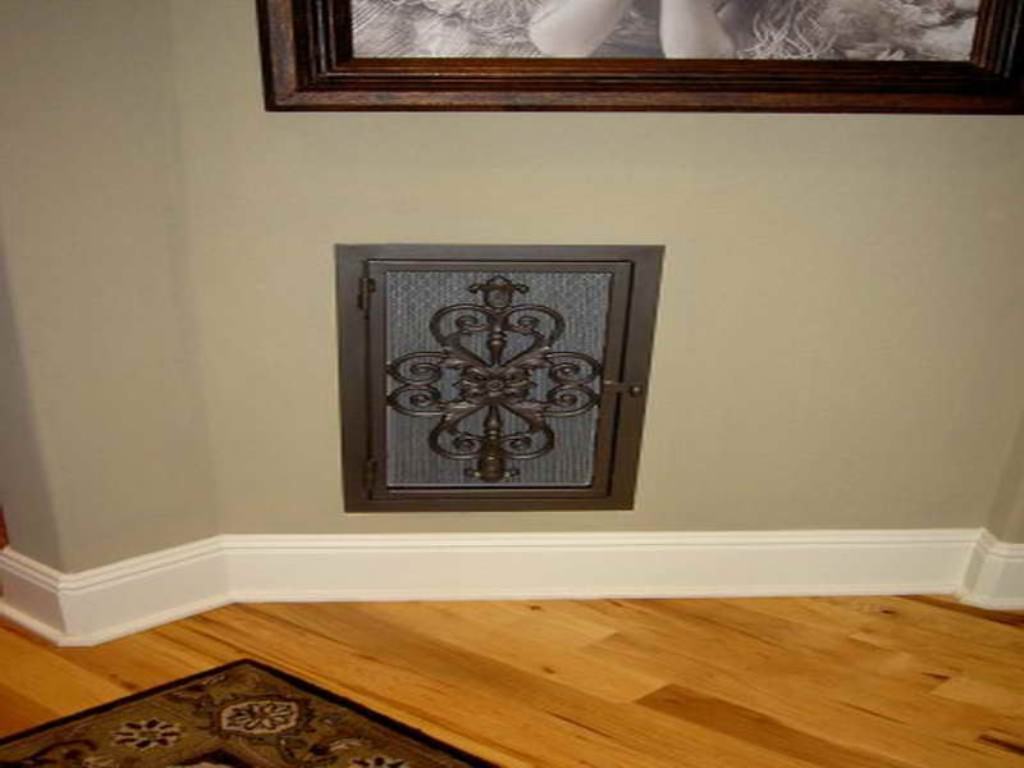 Image of: Wrought Iron Decorative Wall Vent Covers