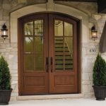 Antique Wood Entry Doors With Sidelights
