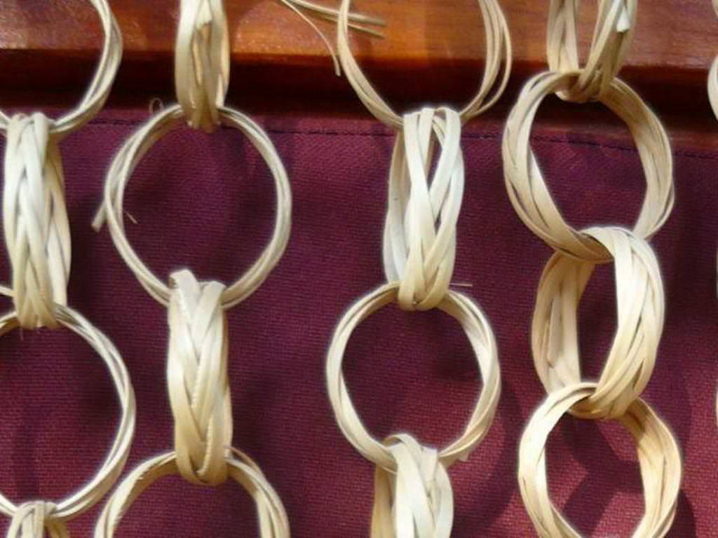 Image of: Bamboo Shower Curtain Rings