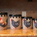 Ceramic Rooster Kitchen Decor