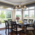 Contemporary Window Treatments Dining Room