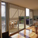 Contemporary Window Treatments For Sliding Glass Doors