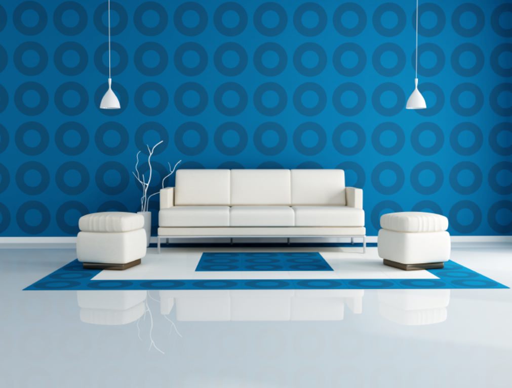 Image of: Decorative Adhesive Wallpaper For Living Room
