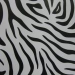 Decorative Adhesive Wallpaper Zebra Prints