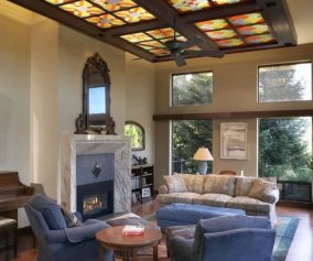 Decorative Stained Glass Ceiling Designs