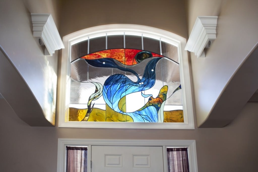 Image of: Decorative Stained Glass Designs For Windows