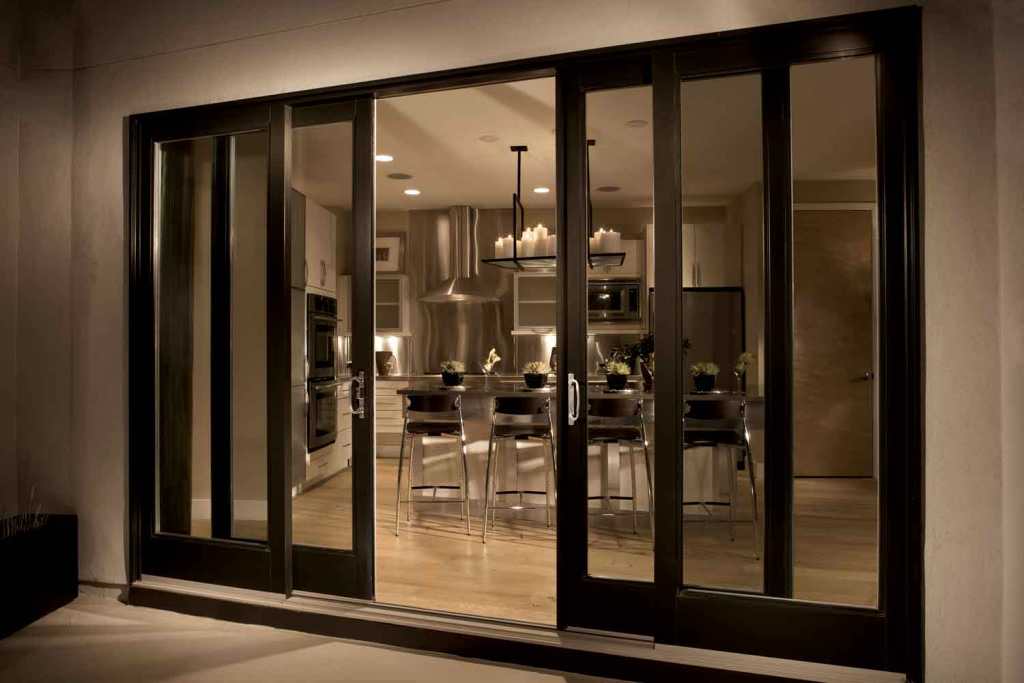 Image of: Exterior Sliding Doors Lowes