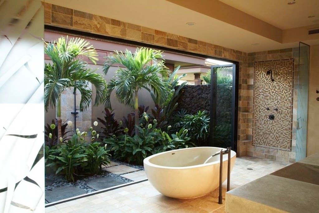 Image of: Hawaiian Bathroom Decor Ideas