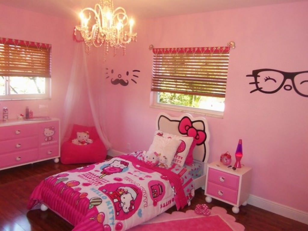Image of: Hello Kitty Bedroom Decor View One