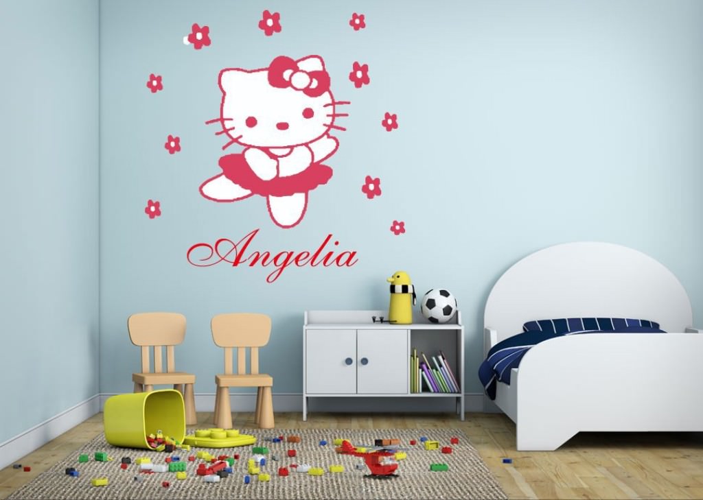 Image of: Hello Kitty Room Decals