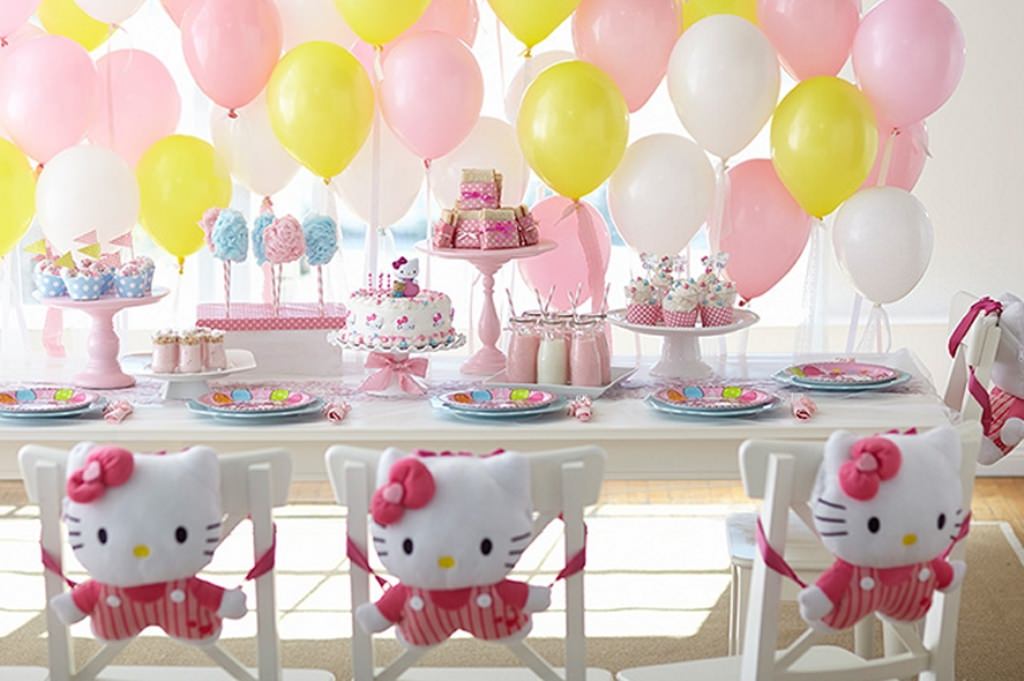 Image of: Hello Kitty Room Decor Party