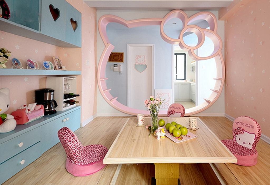 Image of: Hello Kitty Room Ideas