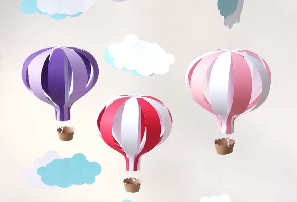 Hot Air Balloon Decorations For Baby Room