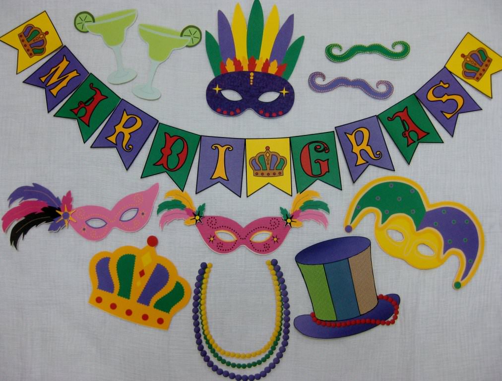 Image of: Mardi Gras Theme Decorations