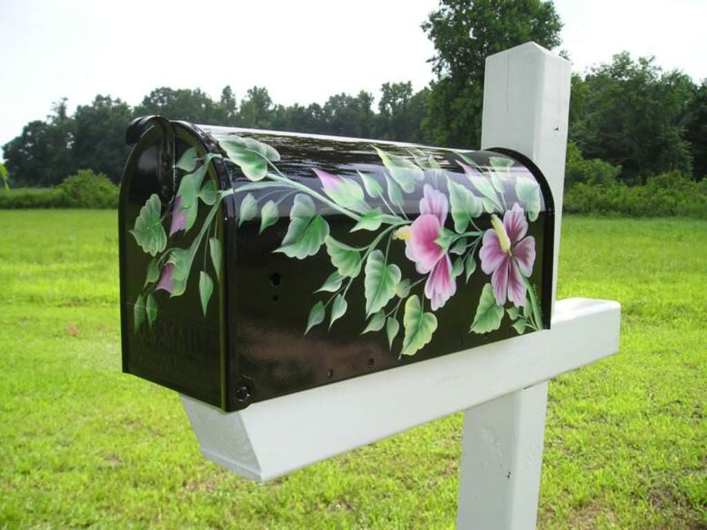 Image of: Painted Mailbox Designs