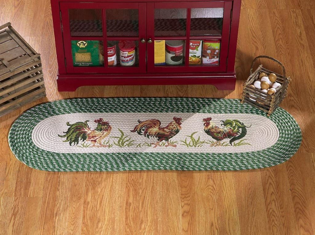 Image of: Rooster Kitchen Rugs And Accessories