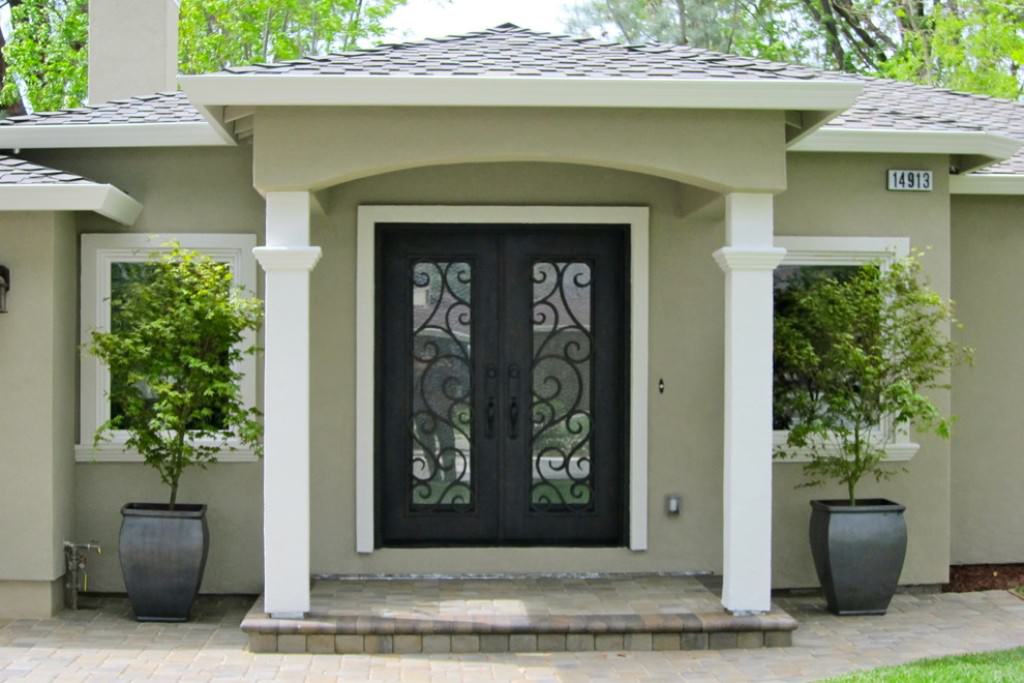 Image of: Steel Entry Doors With Sidelights