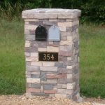 Stone Bricks Mailbox Design Ideas