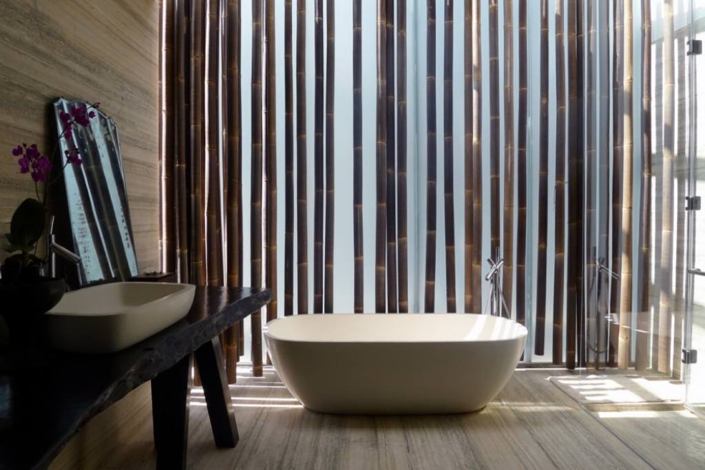 Image of: Zen Shower Curtain