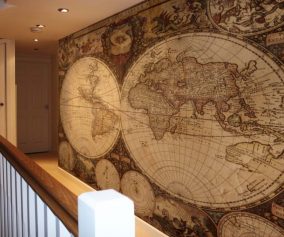 Antique Nautical Map Wallpaper