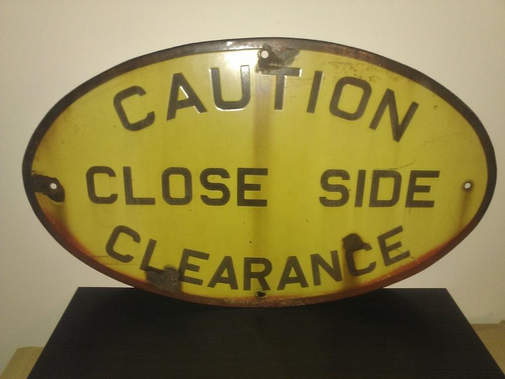Image of: Antique Railroad Signs