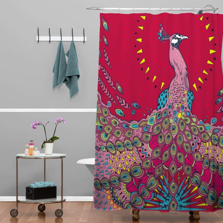 Image of: Bohemian Shower Curtain