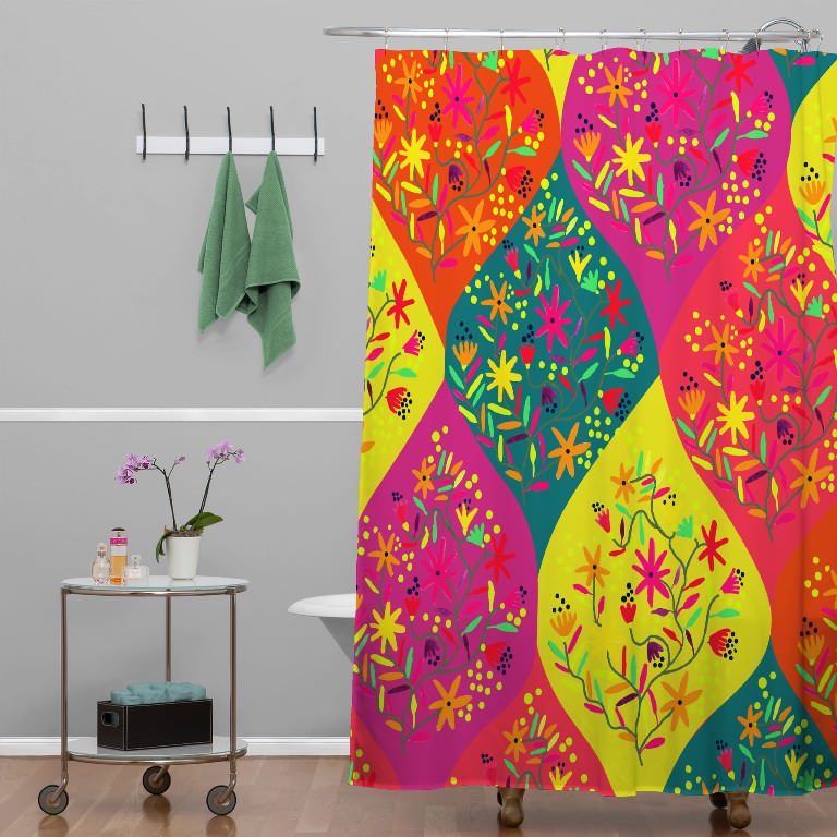 Bohemian Style Shower Curtain