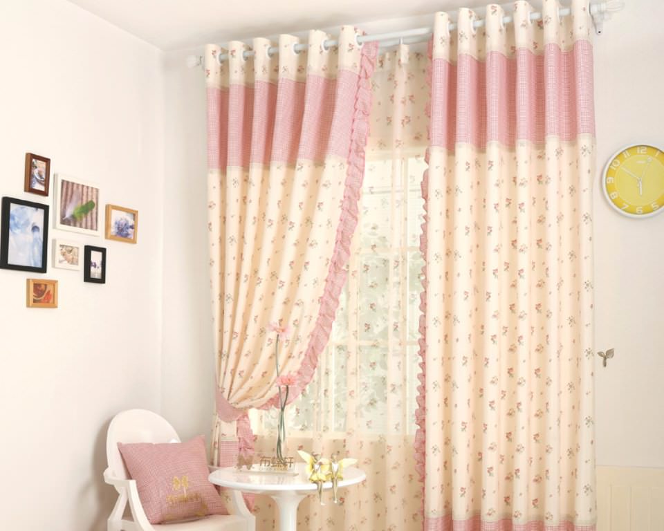 Image of: Carolina Country Ruffled Curtains