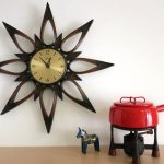 Chaney Retro Starburst Clock