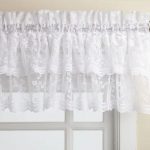 Country Ruffled Lace Curtains