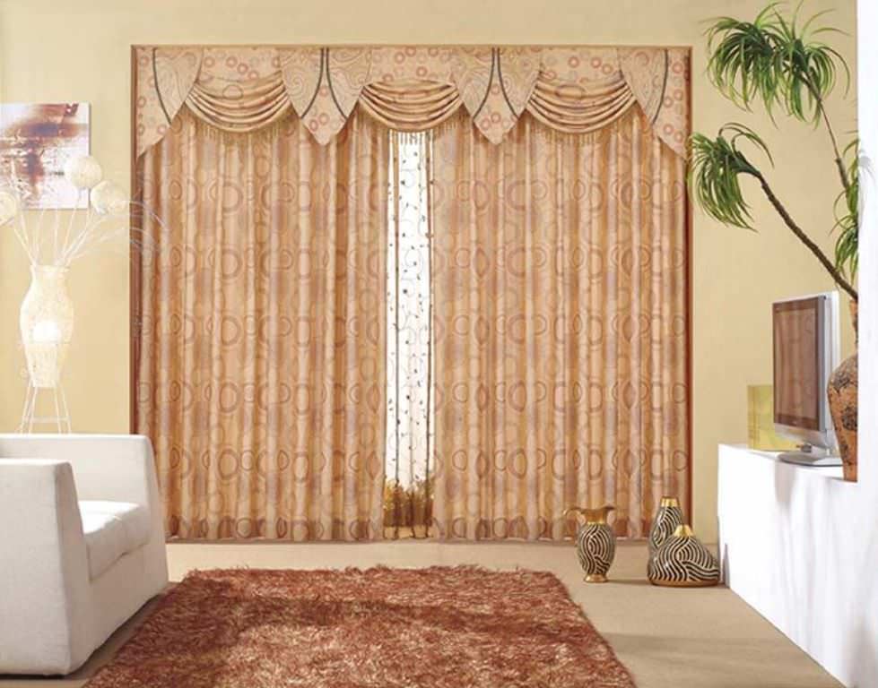 Image of: Delores Country Ruffled Curtains
