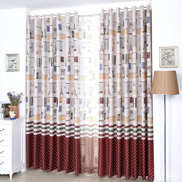 Image of: Dorothys Country Ruffled Curtains