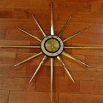 Elgin Vintage Starburst Clock